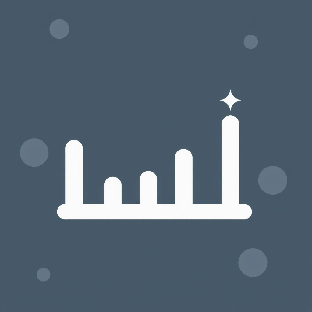 A chart icon with an upward trend, representing performance and analytics.